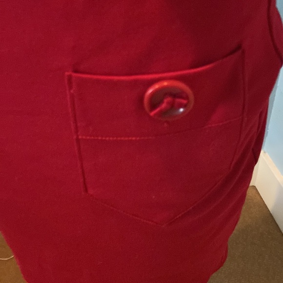 MAX Edition retro style red dress MadMen style size small- new with tags - Picture 2 of 6